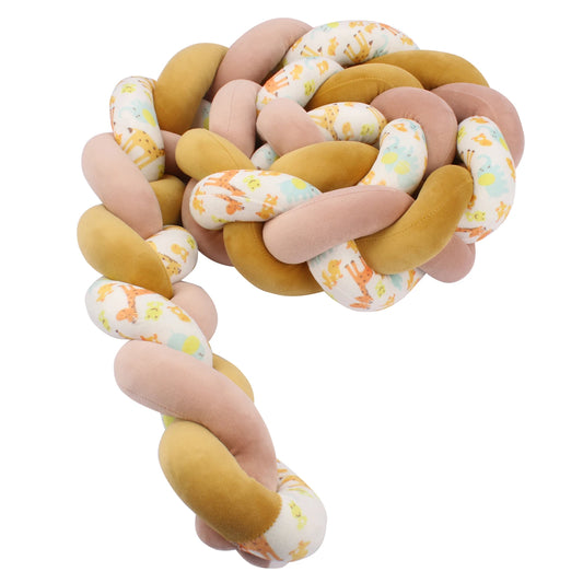 Tresse de Lit Camel et Rose 3 Brins – Plusieurs Tailles Disponibles