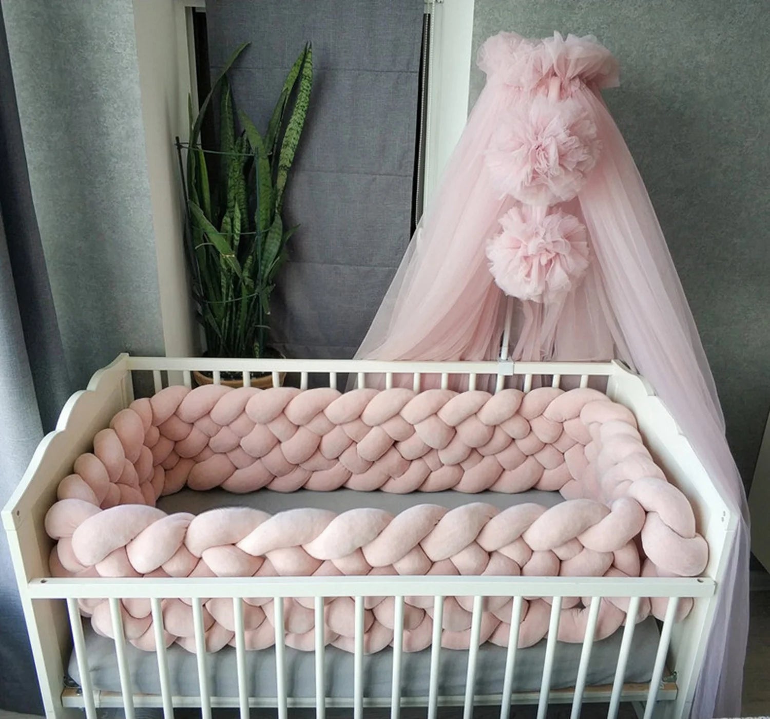 Tresse de Lit Rose 6 Brins – Plusieurs Tailles Disponibles