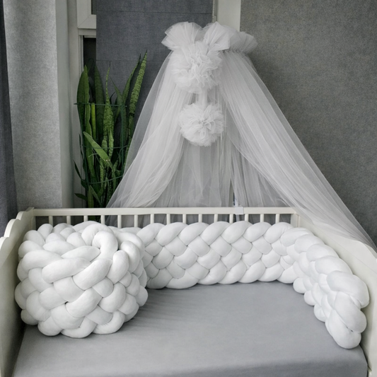 Tresse de Lit Blanc naturel 6 Brins – Plusieurs Tailles Disponibles